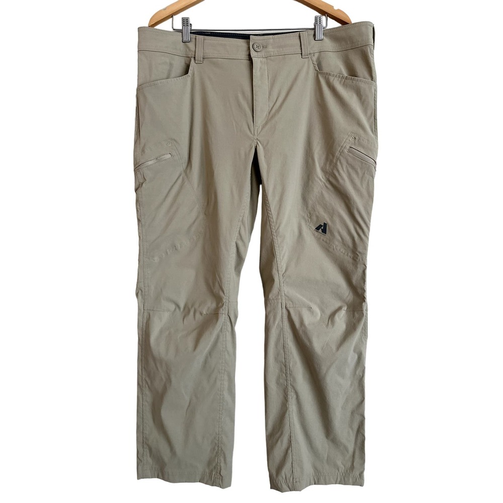 Eddie Bauer Men's First Ascent Pants-Size 40x30-Khaki Color-EUC